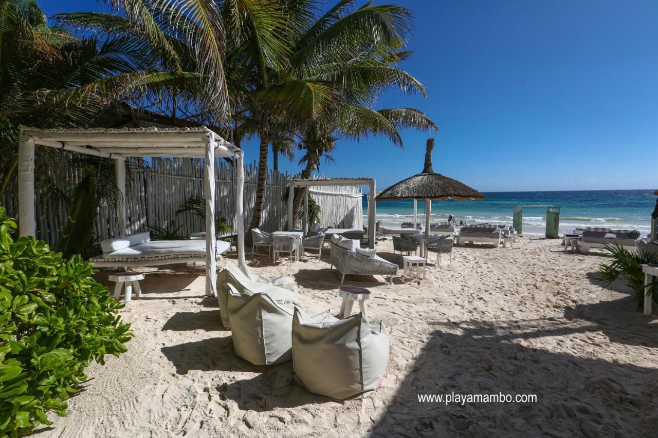 Playa Mambo Eco Cabanas Hotell Tulum Exteriör bild