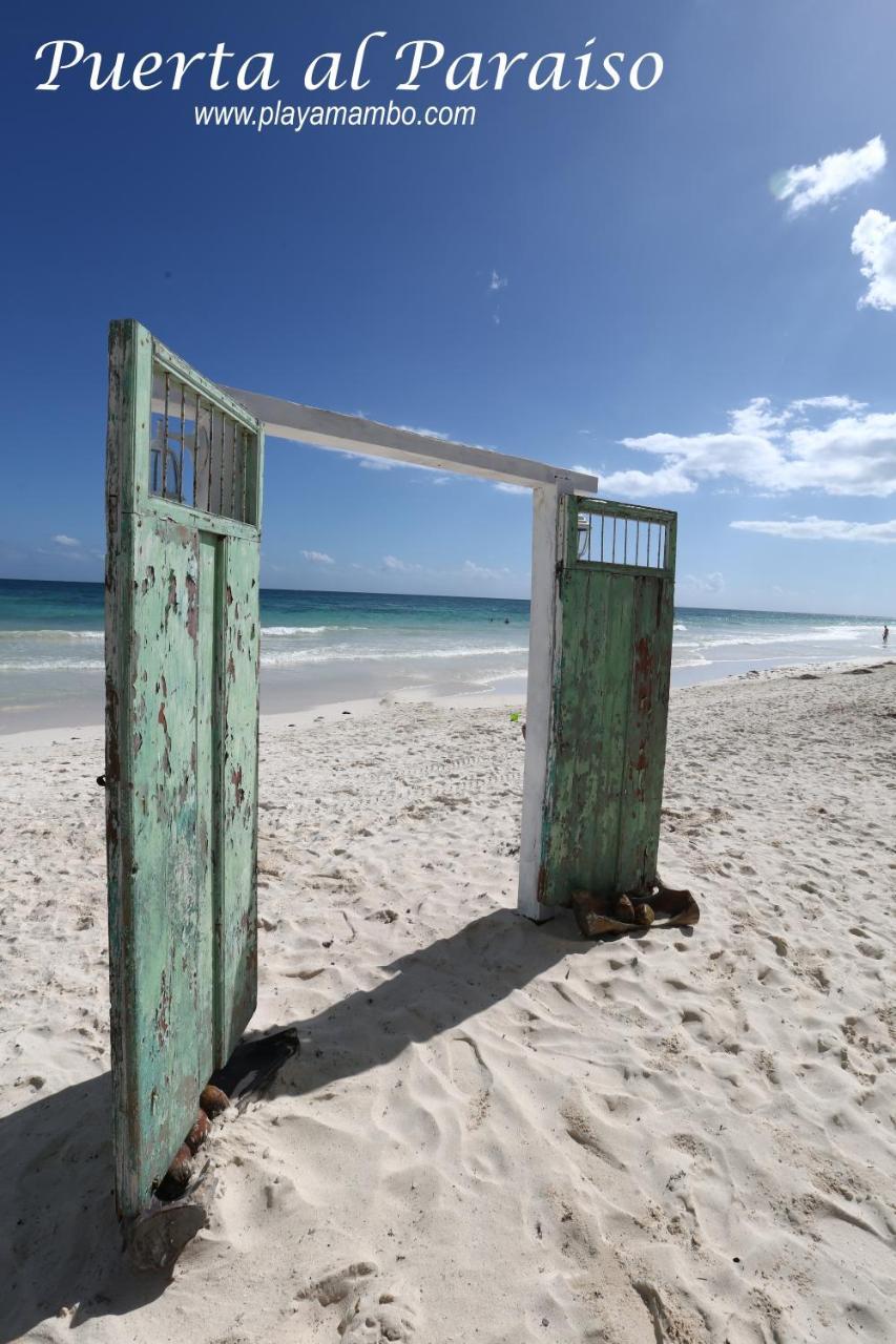 Playa Mambo Eco Cabanas Hotell Tulum Exteriör bild