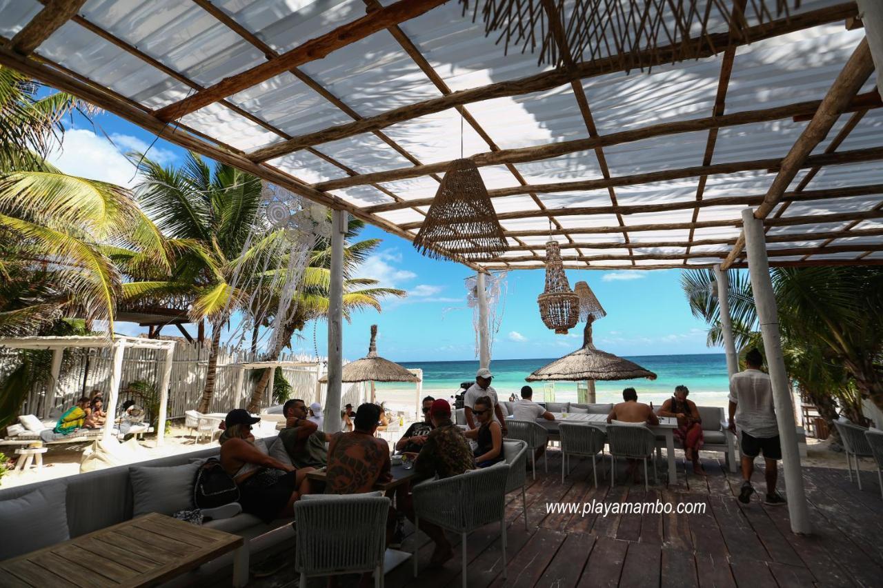 Playa Mambo Eco Cabanas Hotell Tulum Exteriör bild