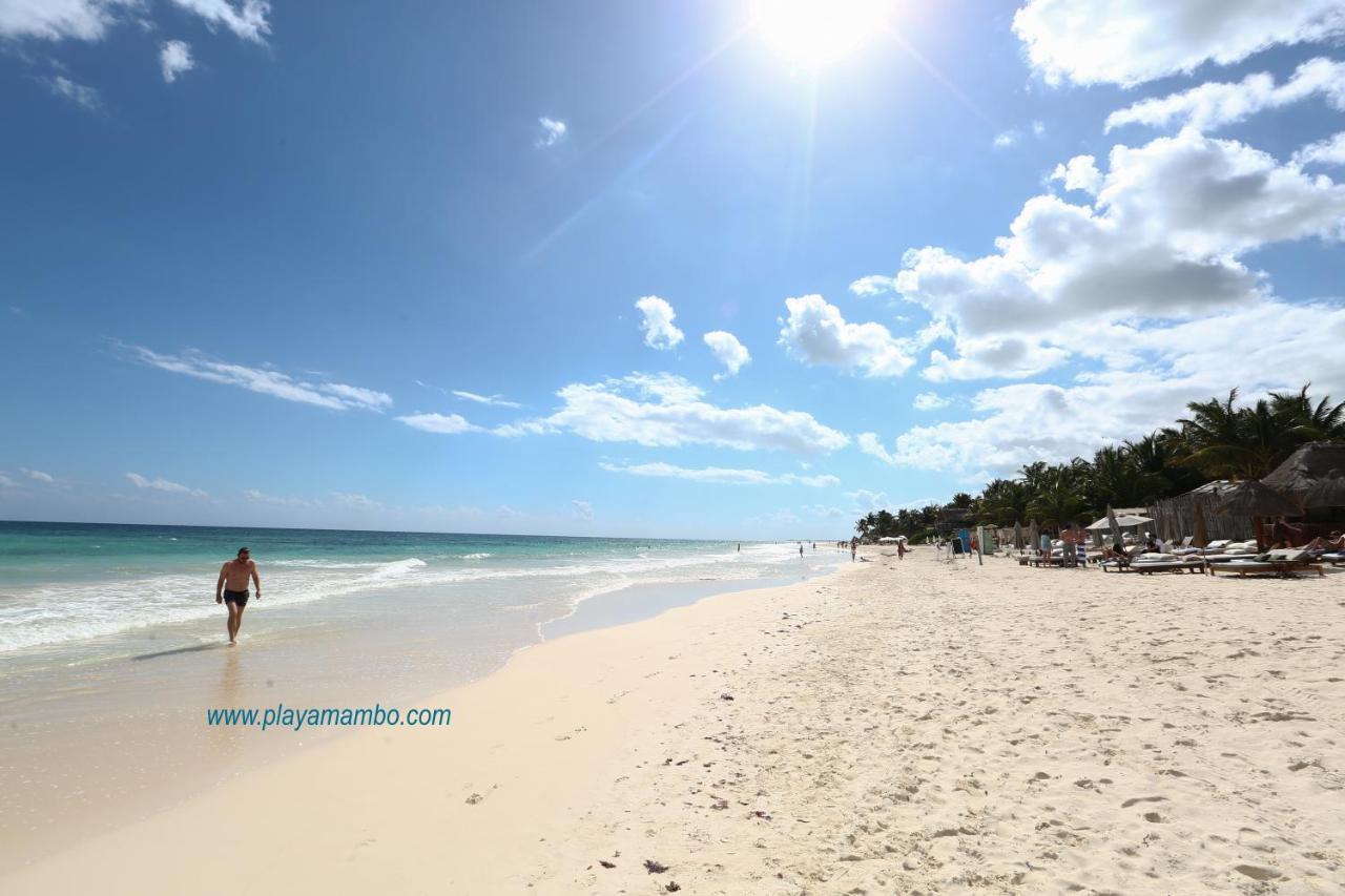 Playa Mambo Eco Cabanas Hotell Tulum Exteriör bild