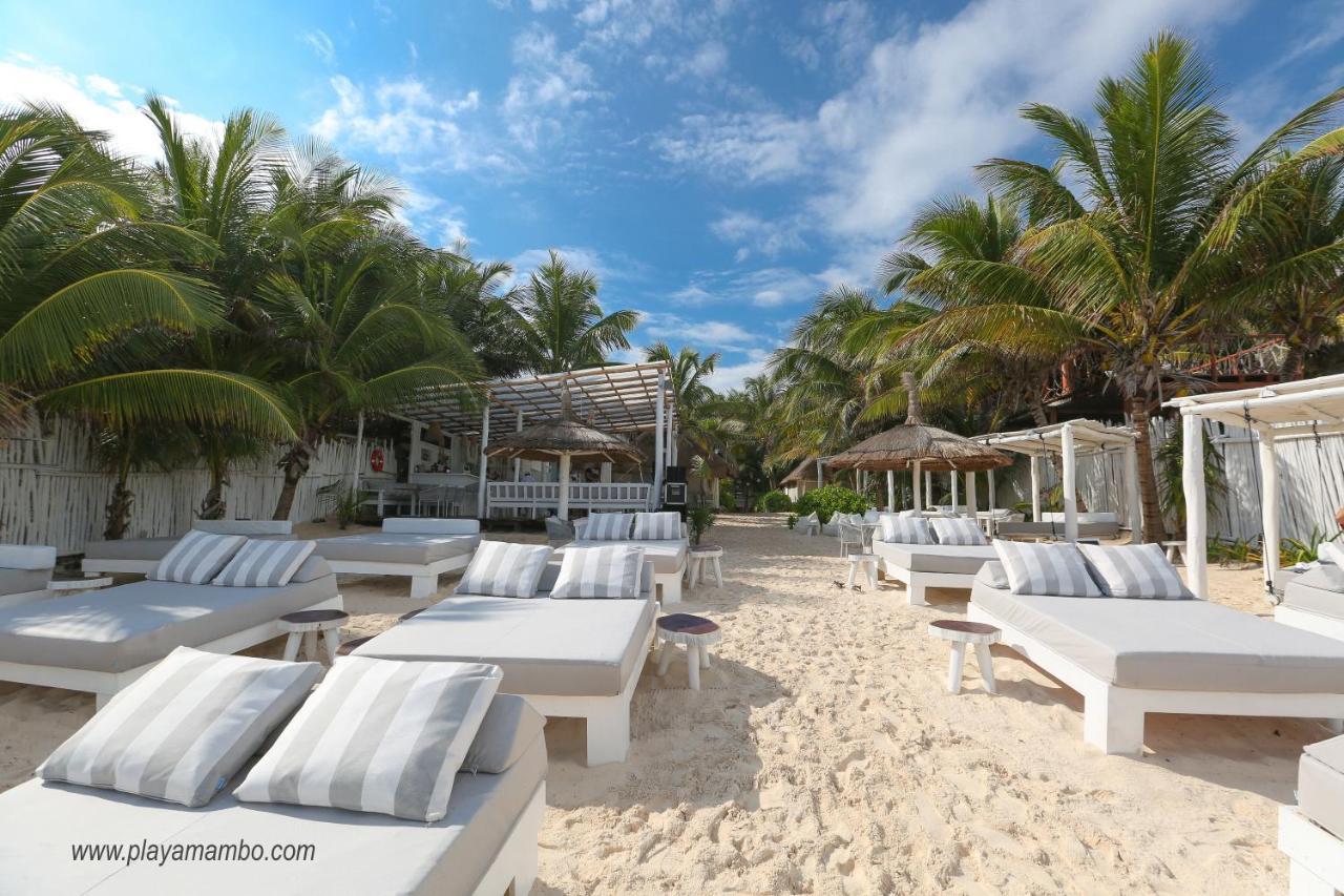 Playa Mambo Eco Cabanas Hotell Tulum Exteriör bild