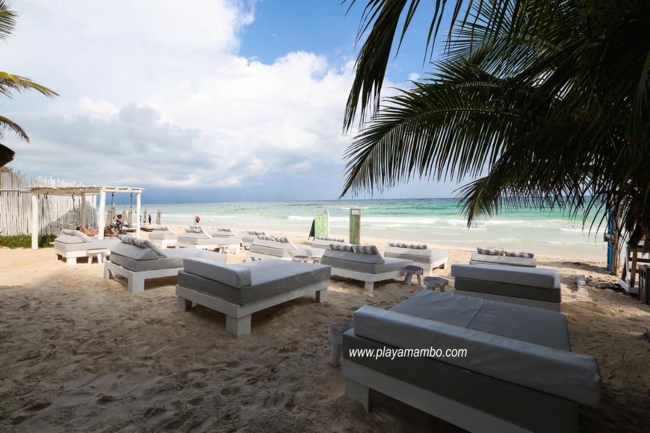 Playa Mambo Eco Cabanas Hotell Tulum Exteriör bild